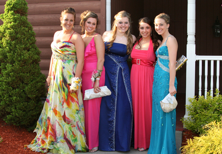 colorful prom dresses	